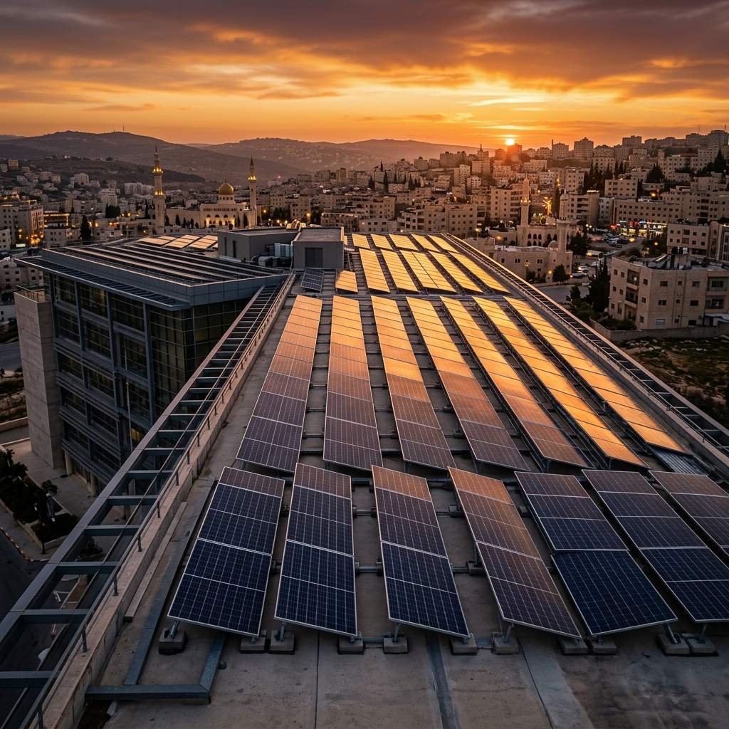 PV Solar System installation in Palestine